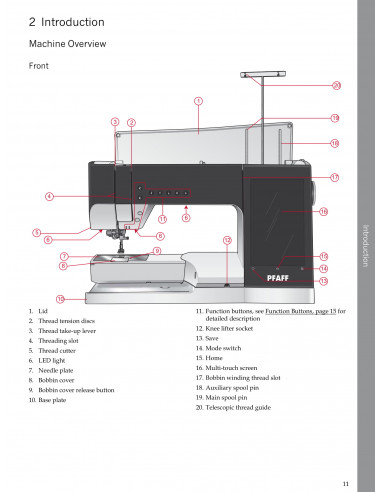 Creative Icon masina de cusut si brodat